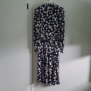 Jolie Navy and White Women Dress 12